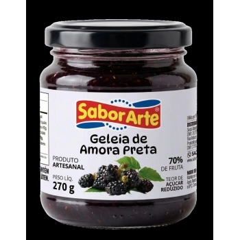 SA GELEIA AMORA PRETA 270G CX6 M3