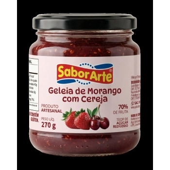 SA GELEIA MORANGO C/ CEREJA 270G CX6 M3