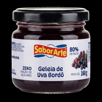 SA GELEIA ZERO UVA BORDO 160G CX6 M3