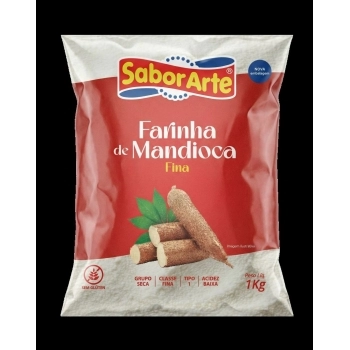 FARINHA DE MANDIOCA FINA SABORARTE 1KG