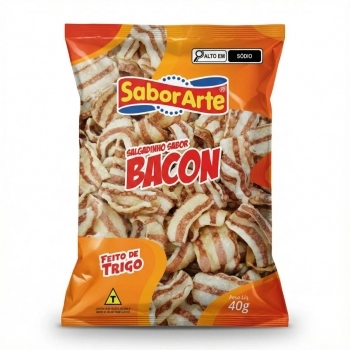 SALGADINHO BACON SABORARTE 40G