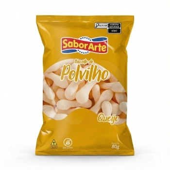 BISCOITO POLVILHO QUEIJO PALITO SABORARTE 80G