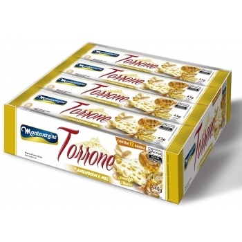 MV TORRONE AMENDOIM E MEL 45G CX96 DP12