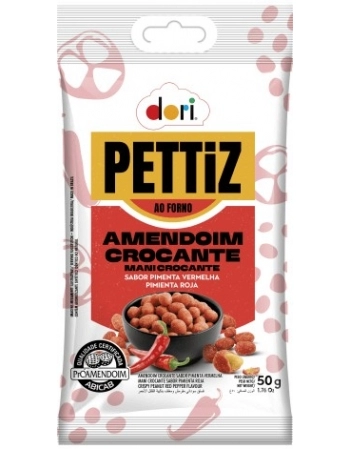 AMENDOIM PETTIZ PIMENTA DORI 50G