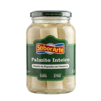 PALMITO PUPUNHA INTEIRO SABORARTE 270G