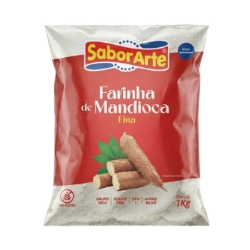 FARINHA DE MANDIOCA FINA SABORARTE 1KG