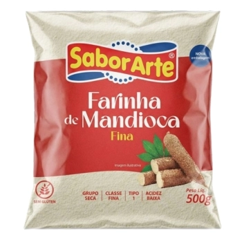 FARINHA DE MANDIOCA FINA SABORARTE 500G