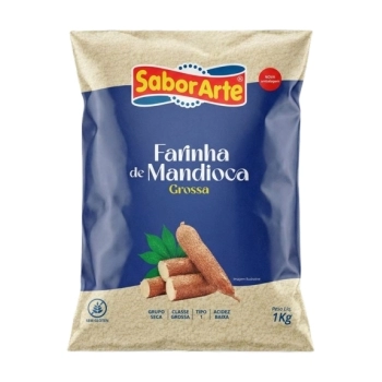 FARINHA DE MANDIOCA GROSSA SABORARTE 1KG