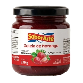 GELEIA MORANGO SABORARTE 270G