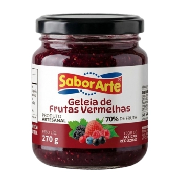 GELEIA FRUTAS VERMELHAS SABORARTE 270G