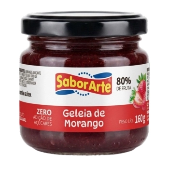 GELEIA ZERO MORANGO SABORARTE 160G