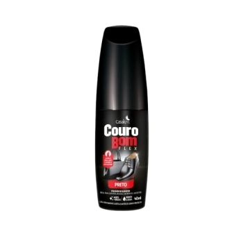 COURO BOM FLEX POLIDOR DE SAPATO PRETO CASAK&M 40ML