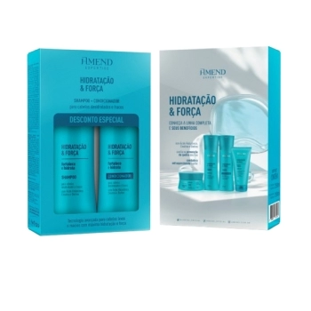 AM EXPERTISE HIDRAÇÃO E FORÇA KIT PROMOCIAL SHAMPOO E CONDIDIONADOR CX6