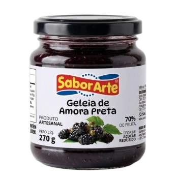 SA GELEIA AMORA PRETA 270G CX6 M3