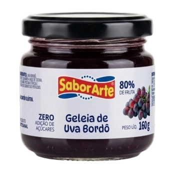 SA GELEIA ZERO UVA BORDO 160G CX6 M3