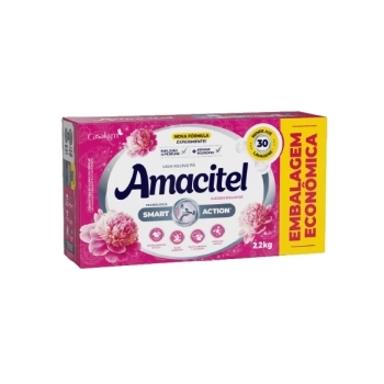 LAVA ROUPA EM PO ALEGRES ENCANTOS AMACITEL CARTUCHO CASAK&M 2,2KG