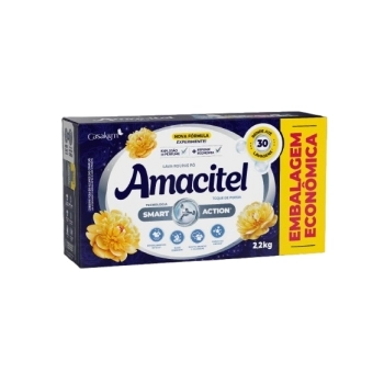 LAVA ROUPA EM PO TOQUE DE POESIA AMACITEL CARTUCHO CASAK&M 2,2KG