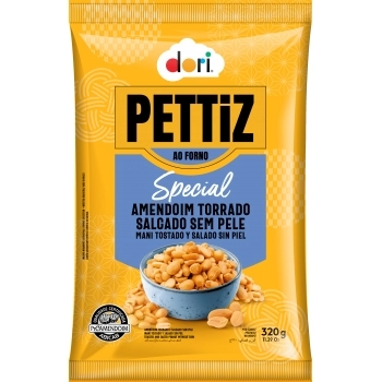 AMENDOIM PETTIZ TORRA.SAL S/PELE 24X320G