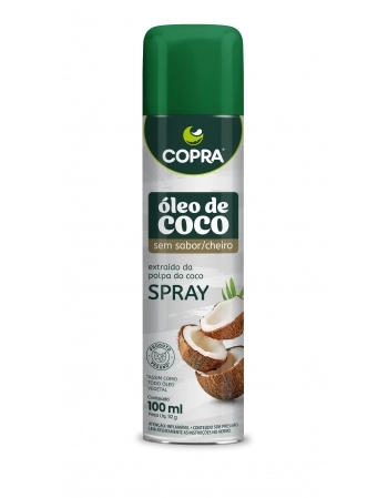 ÓLEO DE COCO SEM SABOR SPRAY COPRA 100ML