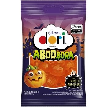 GELATINA ABOBORA HALLOWEEN DORI 60G