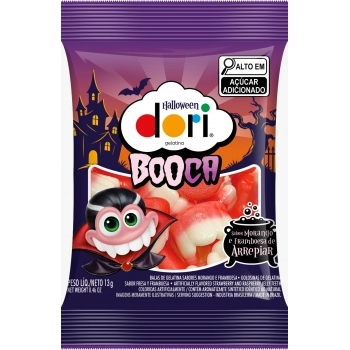GELATINA BOCA MONOPORÇÃO DORI 13G DISPLAY C/12UN