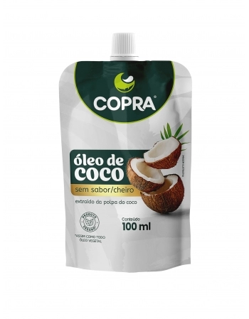 ÓLEO DE COCO SEM SABOR POUCH COPRA 100ML