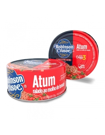 ATUM RALADO MOLHO TOMATE CRUSOE 170G