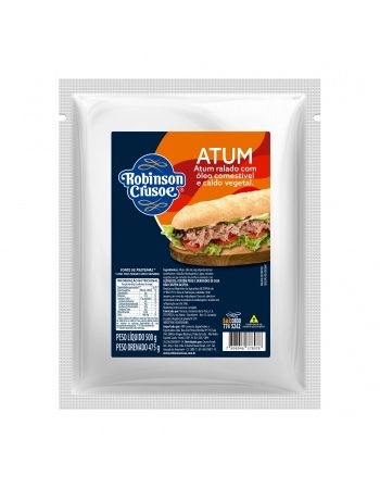 ATUM RALADO ÓLEO POUCH CRUSOE 500G