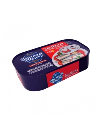 SARDINHA EM TOMATE CRUSOE 125G