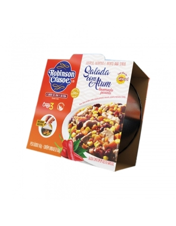 SALADA COM ATUM LEVEMENTE PICANTE CRUSOE 160G