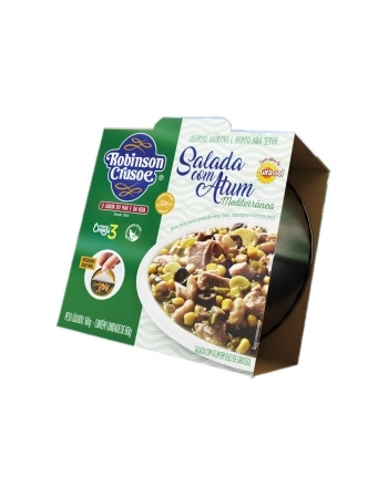 SALADA MEDITERRANÊA COM ATUM CRUSOE 160G