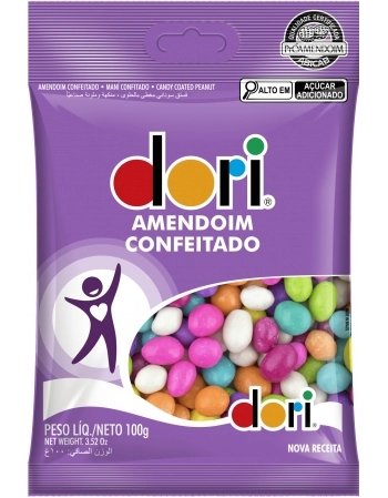 AMENDOIM COLORIDO DORI 100G