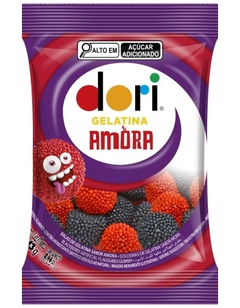 GELATINA AMORA MONOPORÇÃO DORI 13G DISPLAY C/12UN