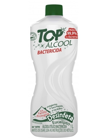 ÁLCOOL LIQUIDO EUCALIPTO 46° INPM TOPLAND 1L