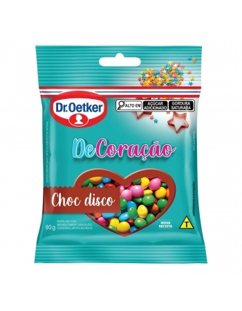 CONFEITO CHOCOLATE DISCO OETKER 80G