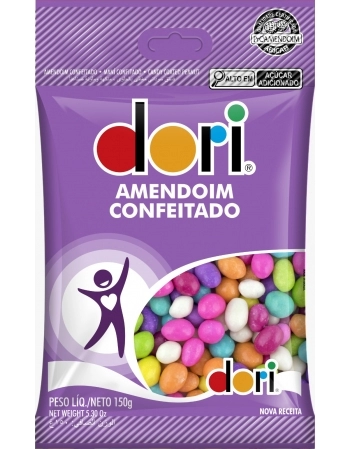 AMENDOIM COLORIDO DORI 150G