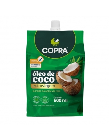 ÓLEO DE COCO EXTRA VIRGEM POUCH COPRA 500ML