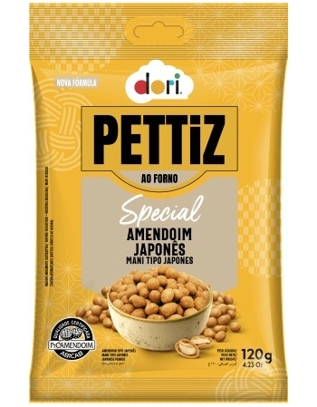 AMENDOIM PETTIZ JAPONES DORI 120G