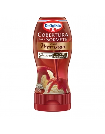 COBERTURA DE SORVETE MORANGO OETKER 190G