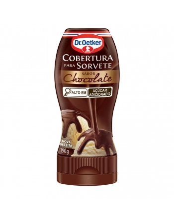 COBERTURA DE SORVETE CHOCOLATE OETKER 190G