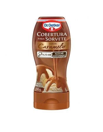 COBERTURA DE SORVETE CARAMELO OETKER 190G
