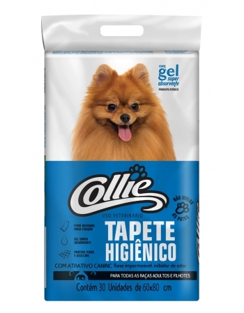 TAPETE HIGIÊNICO PET COLLIE C/30UN FARDO C/6PC