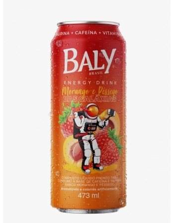 ENERGETICO MORANGO E PESSEGO LATA BALY 473ML