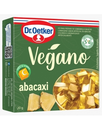 GELATINA VEGANA ABACAXI OETKER 20G