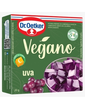 GELATINA VEGANA UVA OETKER 20G