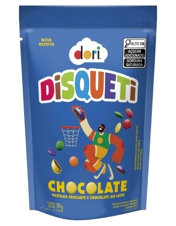 DISQUETI CHOCOLATE AO LEITE DORI 120G