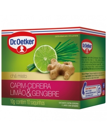 CHÁ CIDREIRA LIMÃO GENGIBRE OETKER 10G