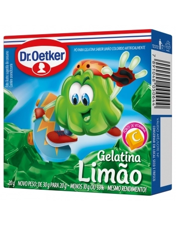 GELATINA LIMÃO 20G OETKER