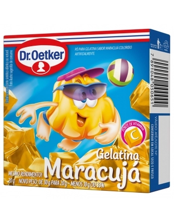 GELATINA MARACUJÁ OETKER 20G