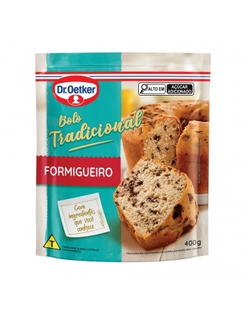 BOLO SACHÊ TRADICIONAL FORMIGUEIRO OETKER 400G